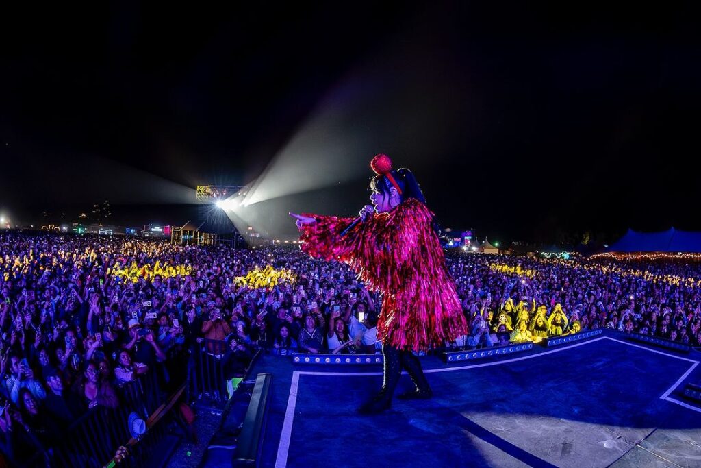 Denisse Guerrero demostró porque es un ícono del pop mexicano. Foto: @tecatecomuna